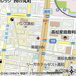 五洋建設株式会社　四国支店高松営業支店周辺の地図