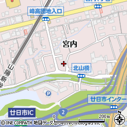 広島県廿日市市宮内305周辺の地図