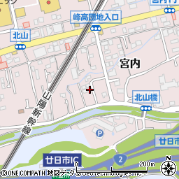 広島県廿日市市宮内978周辺の地図