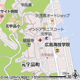 広島県広島市南区元宇品町10周辺の地図