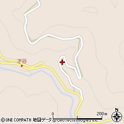 奈良県吉野郡下市町才谷326周辺の地図
