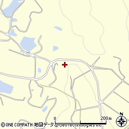 奈良県五條市牧町周辺の地図