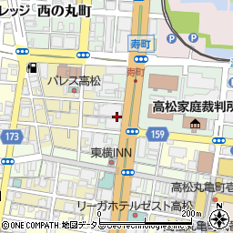 三井物産株式会社　四国支社周辺の地図