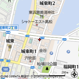 株式会社パークメディコム高松営業所周辺の地図