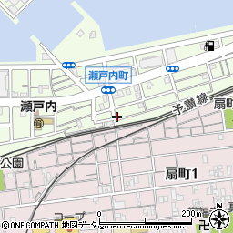 香川県高松市瀬戸内町10-9周辺の地図