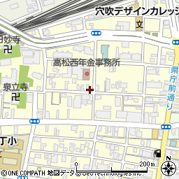 香川県高松市錦町周辺の地図