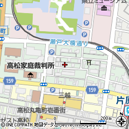 香川県高松市丸の内周辺の地図