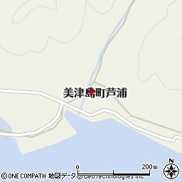 長崎県対馬市美津島町芦浦277周辺の地図