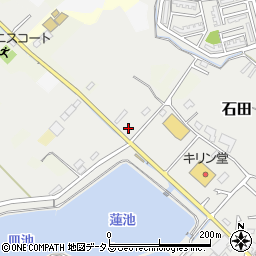 大阪府阪南市石田451周辺の地図