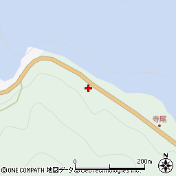 奈良県吉野郡川上村寺尾186周辺の地図