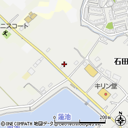 大阪府阪南市石田447周辺の地図