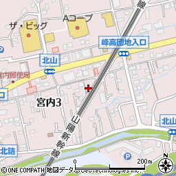 広島県廿日市市宮内1020周辺の地図