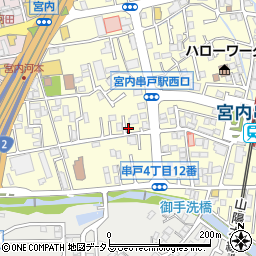 ネオ串戸周辺の地図
