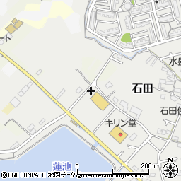 大阪府阪南市石田282周辺の地図