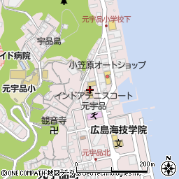 広島市立　元宇品保育園周辺の地図