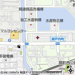 香川県魚市場株式会社　荷受所周辺の地図