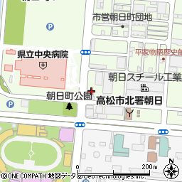 讃高物産株式会社　高松朝日町エコ・ステーション周辺の地図