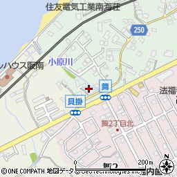 大阪府阪南市鳥取1691周辺の地図