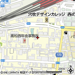 あなぶきパーク錦町第９パーキング周辺の地図