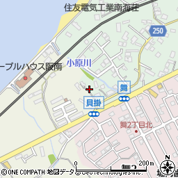 大阪府阪南市鳥取782周辺の地図