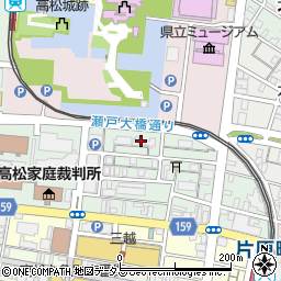 時事通信社高松支局周辺の地図