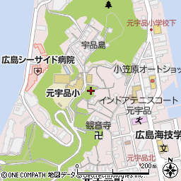 広島県広島市南区元宇品町7周辺の地図