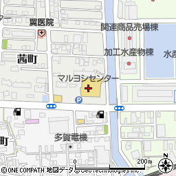 百十四銀行マルヨシセンター茜町店 ＡＴＭ周辺の地図