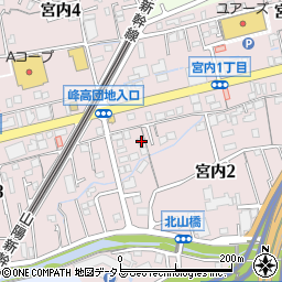 広島県廿日市市宮内317周辺の地図