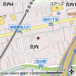 広島県廿日市市宮内319周辺の地図