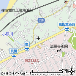 大阪府阪南市鳥取966周辺の地図