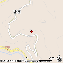 奈良県吉野郡下市町才谷1098周辺の地図