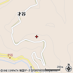 奈良県吉野郡下市町才谷357周辺の地図