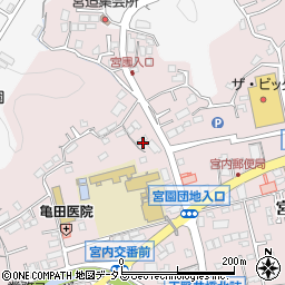 寿屋珈琲宮内店周辺の地図