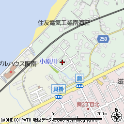 大阪府阪南市鳥取754周辺の地図