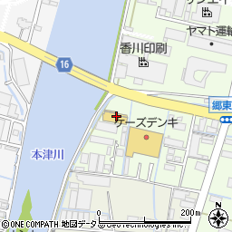 オートバックス・高松郷東店周辺の地図