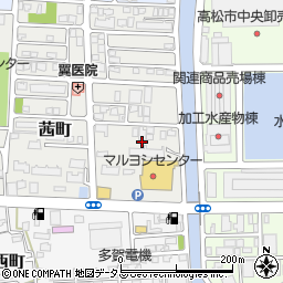 香川県高松市茜町2周辺の地図