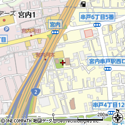 串戸第2公園周辺の地図