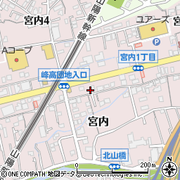 広島県廿日市市宮内861周辺の地図