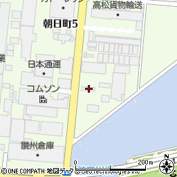 長崎船舶装備株式会社　高松営業所周辺の地図