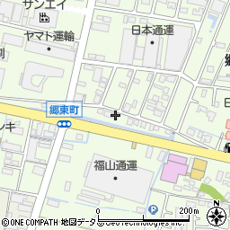 植田燃料店貯蔵庫周辺の地図