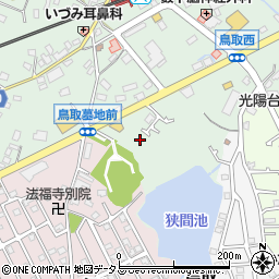 大阪府阪南市鳥取611周辺の地図