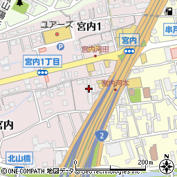 株式会社アクティオ　広島西営業所周辺の地図