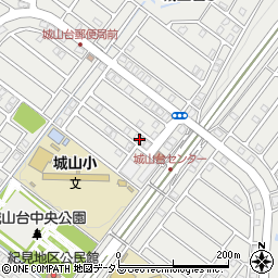 和歌山県橋本市城山台周辺の地図