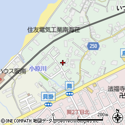 大阪府阪南市鳥取760周辺の地図