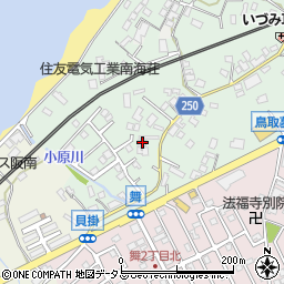 大阪府阪南市鳥取982周辺の地図