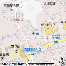 広島県廿日市市宮内1288周辺の地図