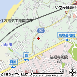 大阪府阪南市鳥取969周辺の地図