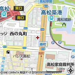 近畿日本ツーリスト株式会社　四国支店・高松周辺の地図