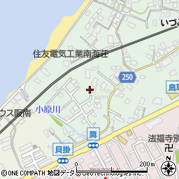 大阪府阪南市鳥取979周辺の地図