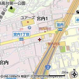 広島県廿日市市宮内736周辺の地図